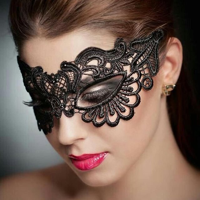 Máscara de encaje para baile de máscaras venecianas para mujer, máscara de encaje sexy para baile de máscaras venecianas, máscara de cara para fiesta de carnaval