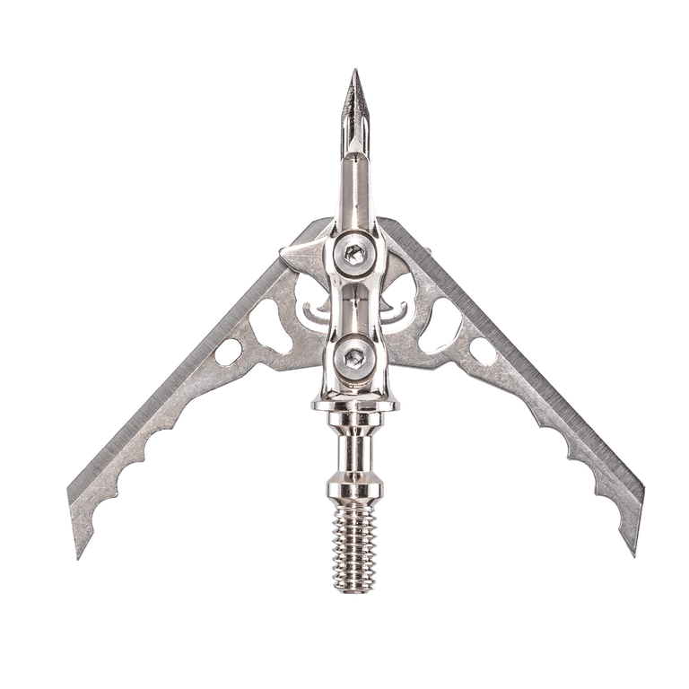 WEREWOLVES Pointes De Chasse Hypodermiques Broadheads Archery 2 Lames 100 Grains - Lot De 6 Flèches Précises Pour Arc Et Arbalète