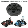 thumbnail image 3 of Embrague Go Kart, 12T aleación De Metal Mini Embrague De Bicicleta Motor Embrague Centrífugo Alta Dureza Sensible Para ATV Mini Bike, 3 of 7