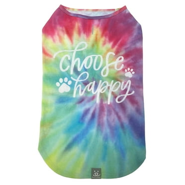 Best Friends Dog T-Shirt, Choose Happy, (L)