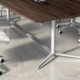 thumbnail image 4 of 72W Office Conference Table with Metal Base in Black Walnut - Engineered Wood, 4 of 6