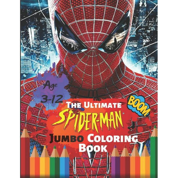 Download The Ultimate Spider Man Jumbo Coloring Book Age 3 12 Boom Spiderman Coloring Book Spiderman Comics Jumbo Coloring Book For Kids Ages 4 8 With Paperback Walmart Com Walmart Com