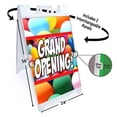thumbnail image 2 of Grand Opening (24" X 36") Deluxe A-Frame Signicade, Includes 2 Removable Panels & Stand, 2 of 4