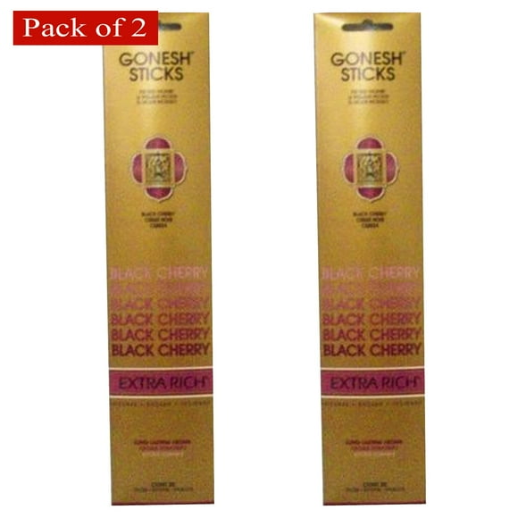 Gonesh XR Bâtons Cerise Noire 20 Bâtons (Lot de 2)