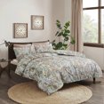 thumbnail image 4 of Sleepdown Twin Comforter Set - Lightweight All Season Twin Comforter Set, Soft Breathable Comforter Twin Size Bed, Reversible Microfiber Twin Bedding Sets 1 Paisley Comforter and 1 Pillow Sham, 4 of 6