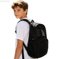 thumbnail image 2 of Zecgelong Mesh Backpack Breathable Lightweight Gym School Daypack with Padded Straps Black, 2 of 7