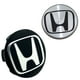 thumbnail image 2 of 4-Pack - Honda Hubcaps / Wheel Hub Emblems - Car 69mm - Black, 2 of 5