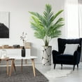 thumbnail image 4 of Artificial Palm Tree in Modern Planter, Fake Areca Tropical Palm Silk Tree for Indoor Outdoor Home Decoration - 66" Overall Tall (Plant Pot Plus Tree), 4 of 5