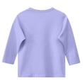 thumbnail image 5 of BRGZLK Little Girls Shirts 3/4 Sleeves Round Neck Sunflower Print Loose Fit Casual Fashion Soft Comfy Pullover T-Shirt Tops for Spring Summer 2026 Purple 11-12 Years, 5 of 5