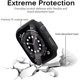 thumbnail image 5 of Protector de pantalla compatible con Apple Watch SE/6/5/4 40 mm, transparente brillante (rosa) (película templada + cubierta protectora) Sincero Hogar, 5 of 5