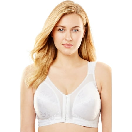 

Playtex Women s Plus Size 18 Hour Front-Close Wireless Bra With Flex Back 4695 Bra