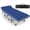 Gray Cot Black Gray Pad, variant on PNKKODW 28 Outdoors Folding Cot with 2 Sided Mattress - 75" x 28" Cot, 1200D Oxford with Carry Bag for Camp Travel Guest