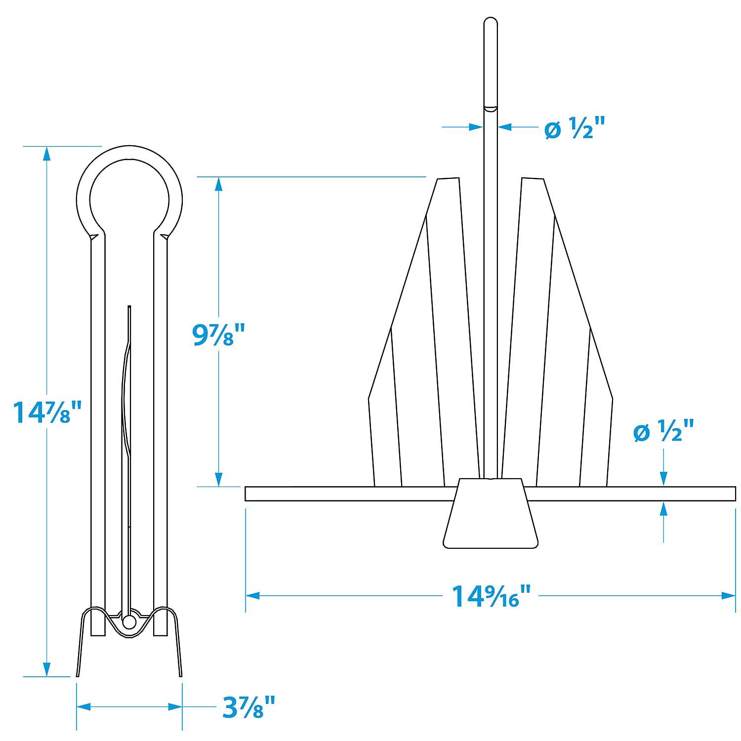 Seachoice 13 lb Utility Anchor Kit