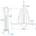 thumbnail image 4 of Seachoice 13 lb Utility Anchor Kit, 4 of 4