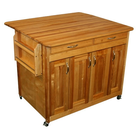 Catskill Craftsmen, Inc. Kitchen Island with Wood Top