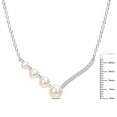 thumbnail image 2 of Everly Women's Cultured Pearl Sterling Silver Necklace, 2 of 7