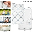 thumbnail image 3 of SKYSONIC 16"x28" Face Hand Towel Set, Anchor Seamless Pattern Cotton Washcloths, Quick-Dry Highly Absorbent Bath Towels 2 PCS for Bathroom Ktichen Travel SPA Gym, 3 of 7