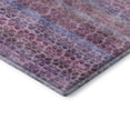 thumbnail image 3 of Addison Rugs Mayfield Premium Machine Washable Transitional Stripes Purple Rectangle Rug, 3' x 5', 3 of 6