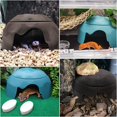 thumbnail image 4 of Reptile Hide Box Gecko Hideout Cave con fregadero Humidificador Lagartos Hideaway Hut Hojas flexibles Hábitat de mascotas Decoración para serpientes Leopardo Arañas Tortugas Anfibios JAMW Sencillez, 4 of 4