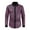 Purple, variant on VSSSJ Mens Disco Shirt Long Sleeve Glitter Party Club Shirt Tops Shiny Button Down Lapel Collar Slim Fit Stage Show Nightlife Shirts Purple XL