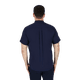 thumbnail image 2 of Camisa Look De Lino Manga Corta Azul Marino Cuello Mao Slim Fit Hombre, 2 of 4