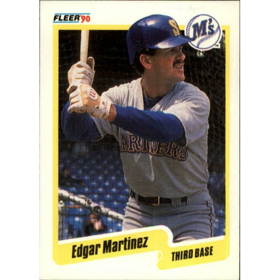 1990 Edgar Martinez Fleer Baseball Card #520
