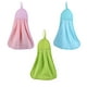 thumbnail image 3 of Yuarrent Toalla de baño de felpa para bebé, toalla de mano para guardería, toalla de baño colgante para cocina y baño, 1 ud. Suministros de limpieza para el hogar Azul Yuarrent JJ3864-02, 3 of 6