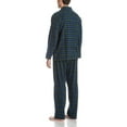 thumbnail image 3 of Men's Hanes 4039T Tall Man Plaid Flannel Pajama Set (Black Plaid 4XLT), 3 of 3