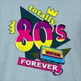 thumbnail image 2 of Totally 80's Forever Vintage Mens Premium Tri Blend T-Shirt, Denim, X-Large, 2 of 5