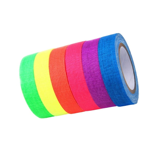 UV Black Light fluorescent Cloth Reactive 6 Pack Tape Widely Uses