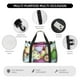 thumbnail image 4 of Fotbe Colorful Easter Eggs Bolsa de Viaje con Estampado, Bolsa de Fin de Semana para Mujer con Compartimento para Zapatos, Bolsa de Gimnasio con Bolsillo Húmedo, 4 of 7
