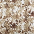 thumbnail image 3 of Collections Etc Tranquil Trees Grommet Top Insulated Room Darkening Thermal Black Out Window Curtain Panel, Tan, 50" X 84", 3 of 3