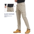 thumbnail image 6 of PULI Men’s Carpenter Work Pants Slim Fit Cargo Hiking Pants, Stretch Waterproof Outdoor Trousers with Pockets, 6 of 6