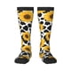thumbnail image 1 of Fotbe Cow Print Sunflower Calcetas Divertidas Estampadas para Hombre y Mujer, Calcetas de Algodón hasta la Rodilla para Caminar, Correr, Enfermería y Embarazo, 1 of 6