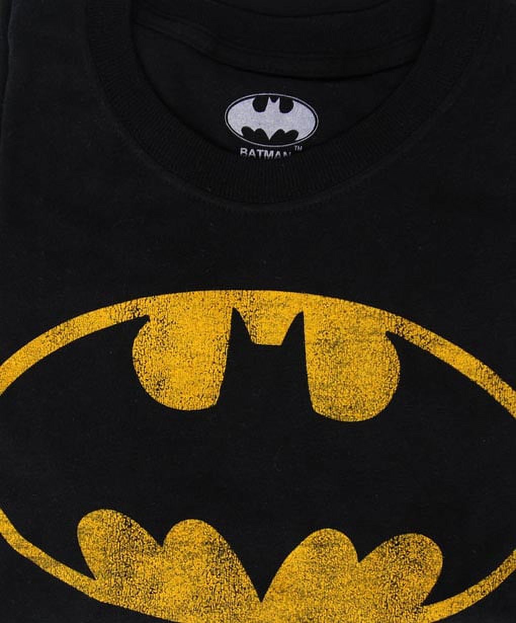 Batman distressed logo Men's tee shirt - image 2 of 4