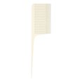 thumbnail image 3 of Qarigey Worallymy-cepillo de pelo para teñir, cola de rata, cepillo de peluquería de plástico, cepillo portátil para peinar el cabello Cuidado del cabello Blanco Qarigey CE000491-02, 3 of 6