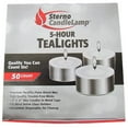 thumbnail image 2 of Sterno Tealight Candle, 5 Hour Burn, 0.5"h, White, 50/Pack, 10 Packs/Carton, 2 of 2