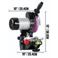 thumbnail image 2 of VEVOR Electric Chainsaw Sharpener, 230W Professional Multi-Angle Adjustable Chain Grinder 3000RPM, Electric Chainsaw Blade Sharpener for 1/4" to 2/5" Chains, 2 of 9