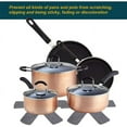 thumbnail image 5 of Olurrisa Set of 12 Pot and Pan Protectors Pot Dividers Pads Cookware Protector Set Anti-Slip Pan Separators Pads for Protecting and Separating Pots and Pans, 5 of 8