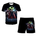 thumbnail image 1 of Marvel Hulk Boys T-shirt Kids Top Shorts 2 Pcs Sets Superhero Captain Americ Spiderman T-Shirts Children Cartoon Clothing Sets6T Gong Bohan LED, 1 of 2