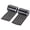 black, variant on 99pairs 10/15/20mm Transparent Sticky Dots Self Adhesive Hook and Loop Fastener Tape Strong Glue Baby Round Coin Tape Sticker