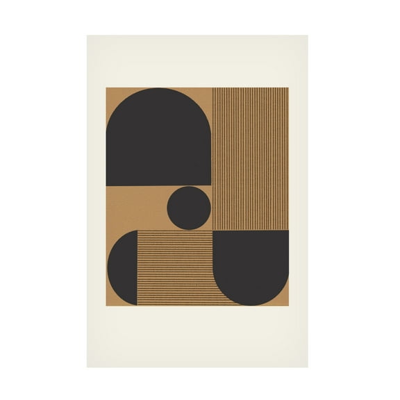 Trademark Fine Art THE MIUUS STUDIO Composition VI Canvas Wall Art