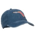 thumbnail image 5 of USA Flag Florida Map Embroidered Washed Buckle Cap - Navy OSFM, 5 of 5