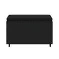 thumbnail image 2 of vidaXL Garden Footrest with Cushion Black Poly Rattan, 2 of 4