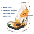 thumbnail image 3 of Balery Sunflower 5 Pattern Car Seat Cover - Soft & Breathable Front Premium Covers with Non-Slip Protector Fits Most Automotive, Vans, SUVs, Trucks - 1 Unit, 3 of 5