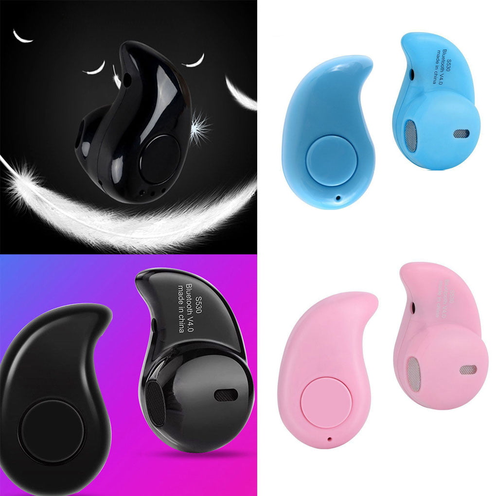 Tegen de wil Bejaarden In de naam S530 Mini Bluetooth 4.1+EDR In-Ear Headset Earpiece Invisible Headphone  Wireless Earphone Sports Earbud - Walmart.com