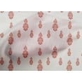 thumbnail image 5 of oneOone Tissu Popeline de Coton Orange Matériau de Robe Tissu Imprimé Tissu au Mètre 56 Pouces de Large, 5 of 5