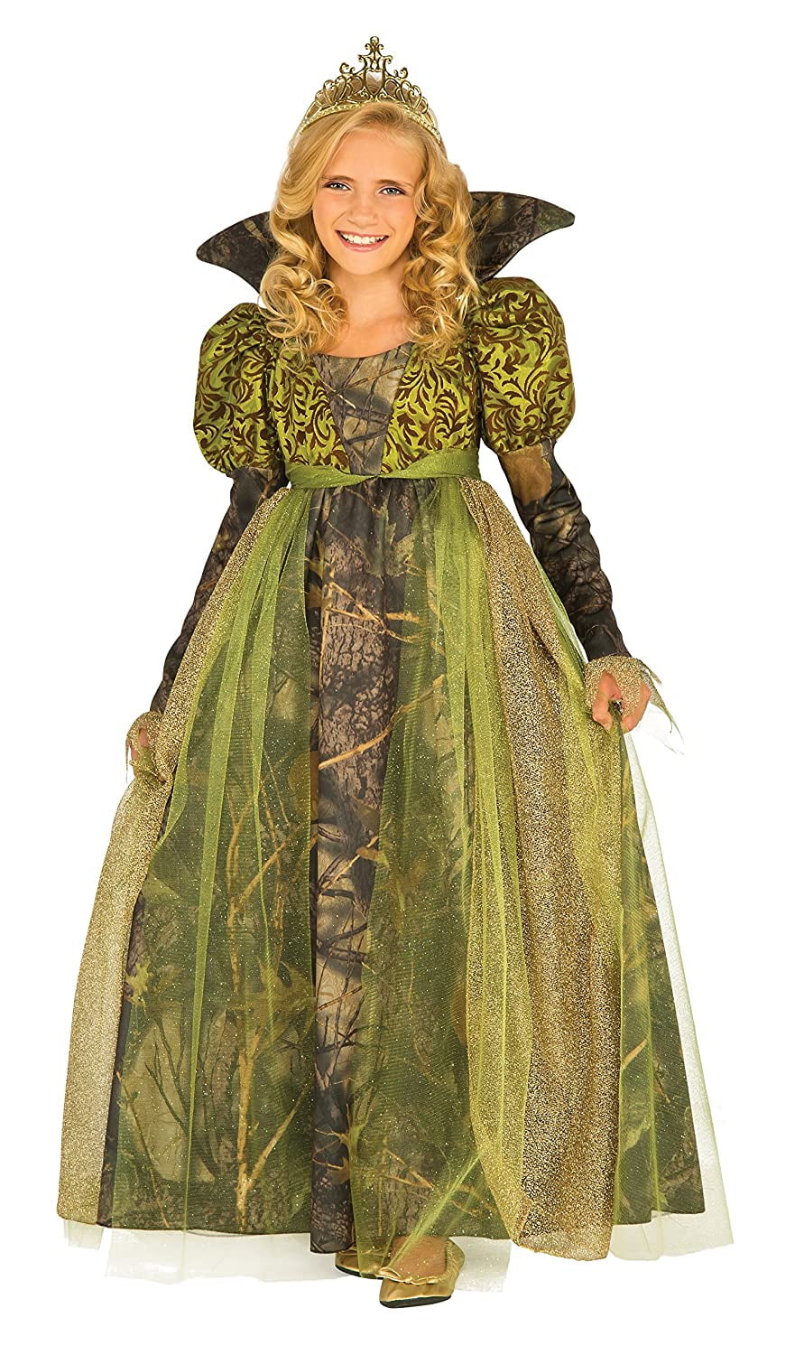 Forest Queen Renaissance Medieval Fancy Dress Up Halloween Child ...