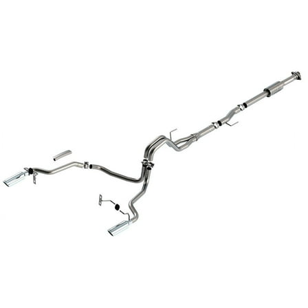 Borla 140864 ATAK Cat-Back Exhaust System Fits 21 F-150 Fits select: 2021-2022 FORD F150