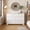 White-7 Drawers, variant on 6 Drawer Tall Dresser, Large Storage Chest of Drawers, Anti-Tip Wooden Organizer, FSC-Certified MDF Cabinet for Bedroom, Entryway, Office & Living Room, Brown